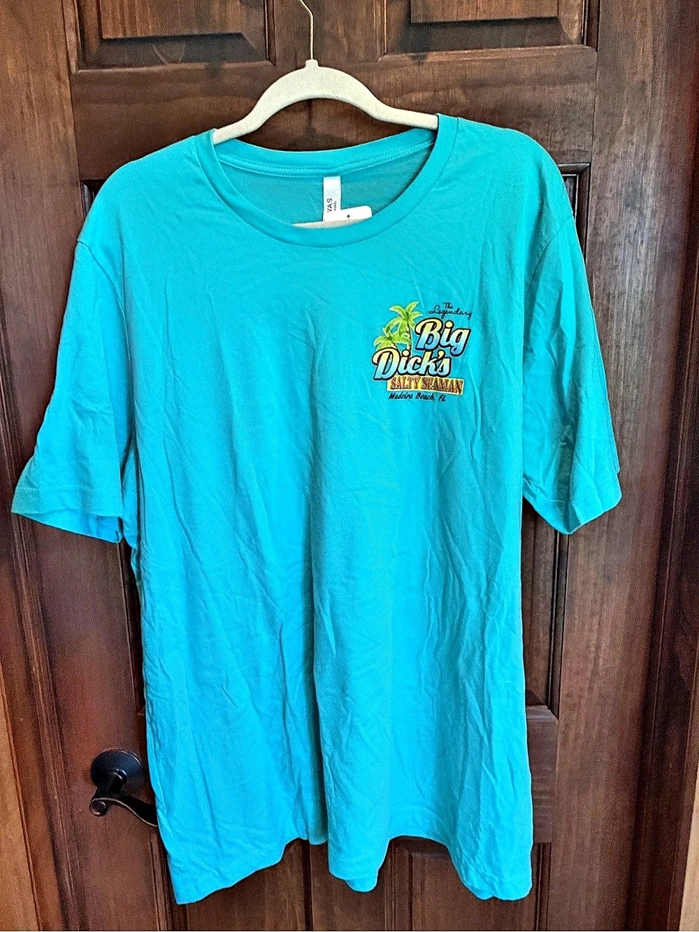 Big Dick's Sally Seaman Graphic Tee in Blue Size 2XL NWT